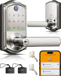 Veise VE019 Fingerprint Smart Lever Lock, App Control, Keyless Entry Door Lock by Veise