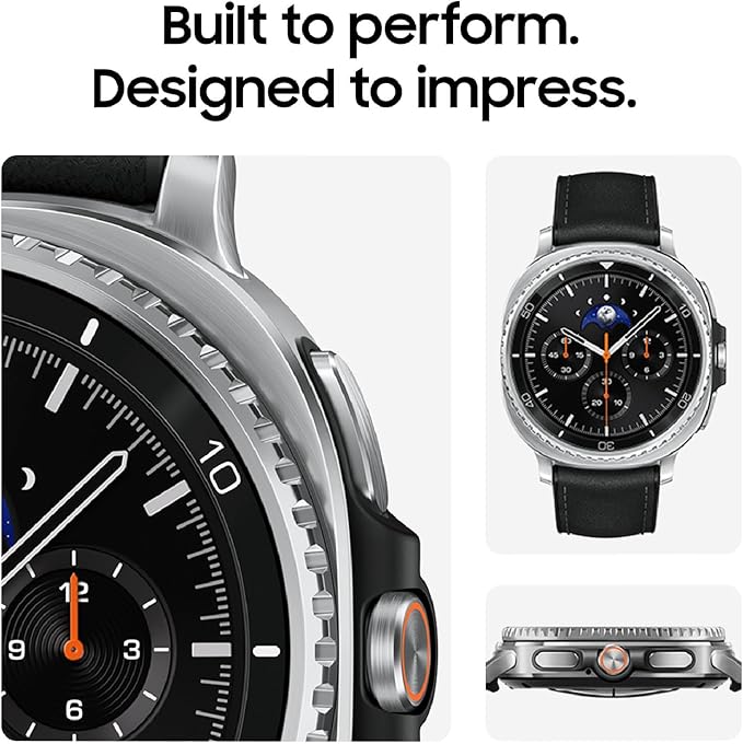 Samsung Galaxy Watch 8 Classic (2025) 46mm LTE Smartwatch, Cushion Design, Rotating Bezel, Quick Button, Sleep Coaching, Running Coach, Energy Score, Black [US Version, 2 Yr Warranty]