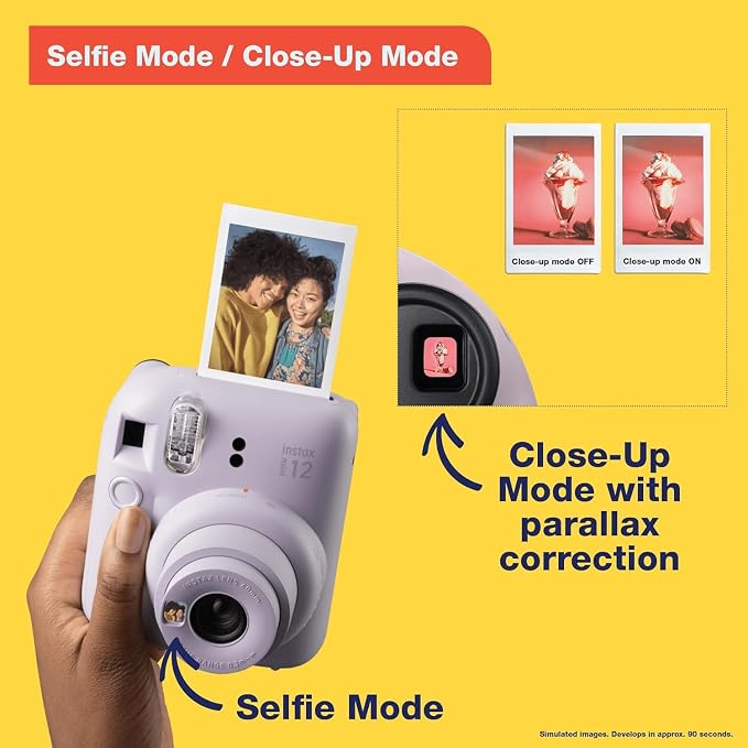 Fujifilm Instax Mini 12 Instant Camera Lilac Purple - Image 8
