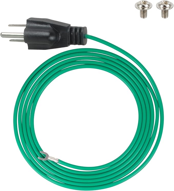 Grounding Plug Wire for Shielded Ethernet Patch Panel Bond & Ground Extension by KAKAPEOPLE