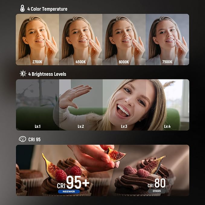 NEEWER Entry Level Version Magnetic Selfie Light Compatible - Image 3