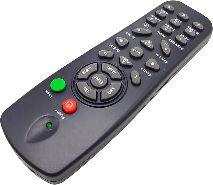 INTECHING BR-5033L Projector Remote Control for Optoma DS219, DS309, DS317, DS327, DS329, DS550, DS551, DS611, DX327, DX329, DX550, DX551, DX617, EH1020, TH1060, TX779