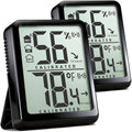 Antonki 2 Pack Room Thermometer Small Hygrometer Indoor Humidity Monitor Sensor by Antonki