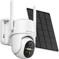 HOSAFE.COM Cameras for Home Security Outdoor, WiFi Outdoor Camera Wireless, Solar Security Cameras Wireless Outdoor, 360 PTZ, PIR Sensor, 2K HD Color Night Vision, 2-Way Talk, IP66 Waterproof