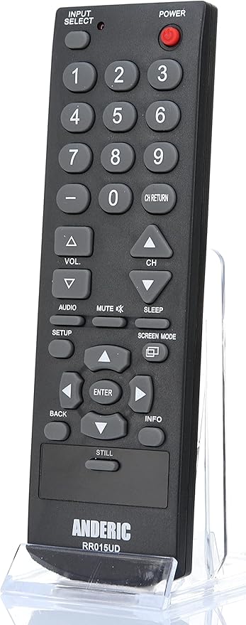 Anderic RR015UD Replace Remote for Sylvania, Funai, Symphonic, Emerson NH000UD, NF029UD, NF026UD, NF027UD, NH301UD, NH303UD, NH305UD, NH310UP, NF000UD, NF006UD, NF015UD, NF015UF, Magnavox NH304UD