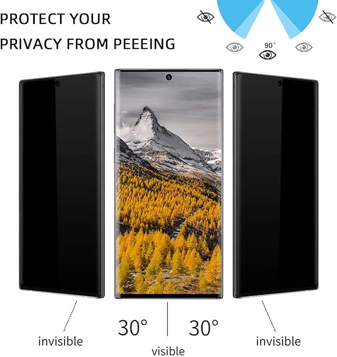 XDesign [2+2 Pack Galaxy S22 Ultra Screen Protector, 9H Tempered Glass Scratch - Image 2