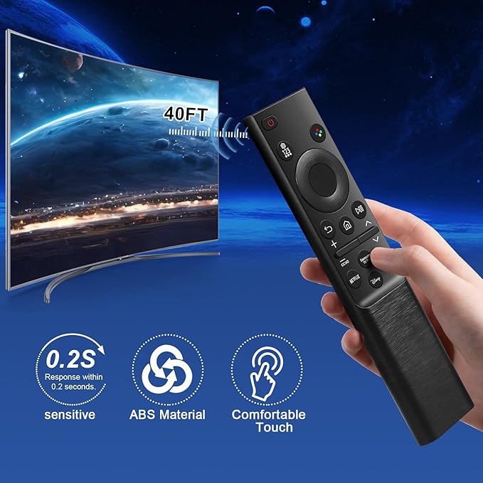 for Samsung Remote Control Replacement BN59-01388A Also for Samsung Crystal UHD CU7000/DU7200 Series, Compatible with Samsung Smart TV Remotes BN59-01457A/BN59-01388H