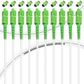10Pack - 1m SC/APC to SC/APC Fiber Optic Internet Cable, Armored Single Mode by Bangun