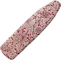 ZCFYGDX Vintage Red Floral Print Ironing Board Cover with Elastic Edge 3 Bottom Nylon Buckle Straps Breathable Resist Scorch Staining Suitable for Size-XL Iron Board House William Morris Decor