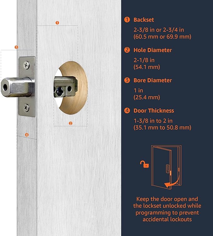 Amazon Basics Electronic Keypad Deadbolt Door Lock - Image 6