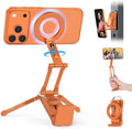 OMOTON TP02 360°Rotating for MagSafe Tripod Mount, Adjustable Aluminum Magnetic by OMOTON