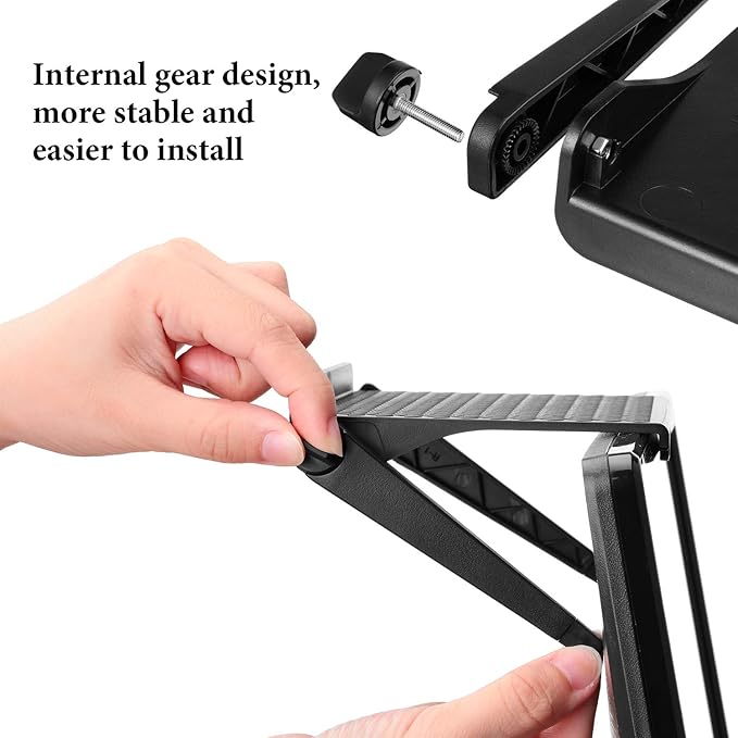 Jetec 3 Pieces Screen Top Shelf TV Top Storage Bracket 2-leg Adjustable Monitor Shelf for Cellphone Stand Media Boxes Router Game Console and Home Decoration Supplies(8.5 x 4.5 Inches)