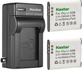 Kastar 2-Pack Battery and AC Wall Charger Replacement by Kastar