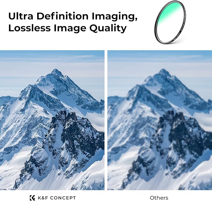 K&F CONCEPT 52mm Ultra-Low Reflectivity MCUV Lens Protection Filter 28 - Image 6