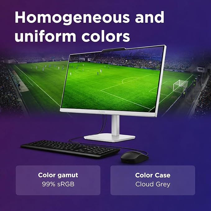 Lenovo 24" FHD All-in-One Desktop Computer - 32GB RAM - 4TB SSD - Intel 13th 8 Cores i3 CPU (Beat 11th i5) - Keyboard and Mouse - Windows 11 - Lifetime Office 365 for The Web