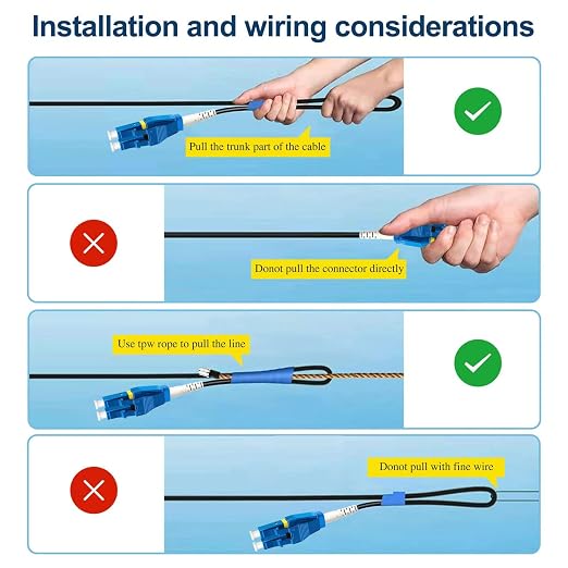 1000 Meters Uniboot LC to LC Outdoor Armored Fiber Patch Cable, Low Friction - Image 6