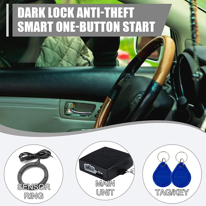 ZIMISI Car Smart Push Engine Start Button Kit & Keyless Entry Starter System - Image 3