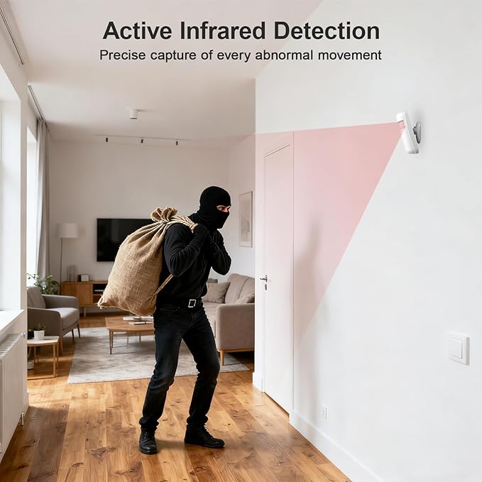Alarm System for Home Security,10Pcs WiFi/4G Apartment Alarm System with Instant App Alerts,for Smart Life or Tuya,Auto Alarm Dial,Door/Window Sensors,Compatible with Alexa,NO Monthly Fees
