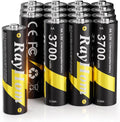 16 Pack AA Lithium Rechargeable Batteries, 3700mWh High Capacity, 1.5V Constant by RayHom