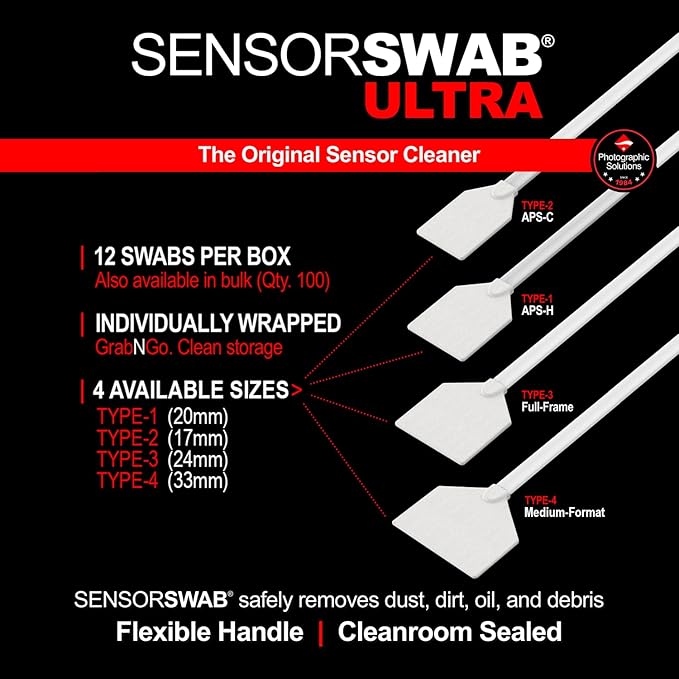 Photographic Solutions Sensor Swab Ultra 24mm Type-3 Digital Imaging Sensor - Image 3