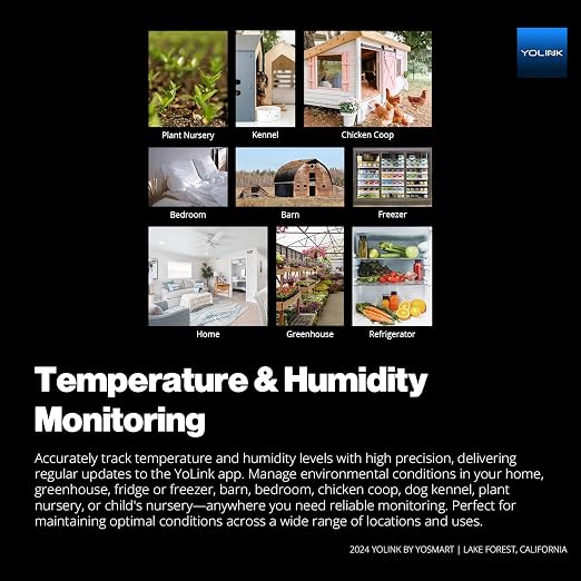 YoLink Smart Wireless Thermometer Hygrometer, Wide Temp Range - Image 3