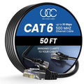 Ultra Clarity Cables Cat 6 Ethernet Cable 50 ft, Outdoor&Indoor 10Gbps Ethernet by UltraClarityCables