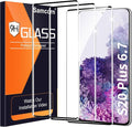 3 Pack Galaxy S20 Plus Screen Protector, HD Clear Tempered Glass, Fingerprint by Unknown
