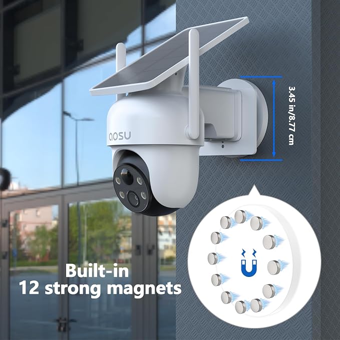 Magnetic Mount Compatible with eufy Security Solocam S340/E30/E42/4G LTE Cam - Image 7