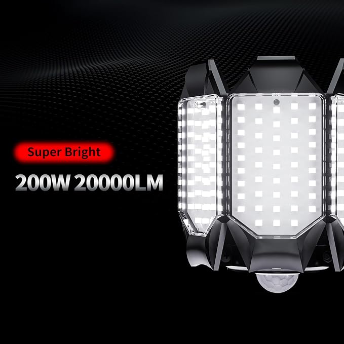 Motion Sensor Garage Light, 20000LM Garage Lights Ceiling Led Motion Activated - Image 6