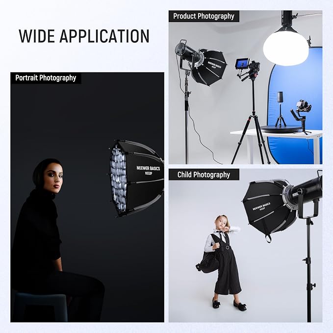 NEEWER BASICS Octagonal Softbox Kit - Image 7