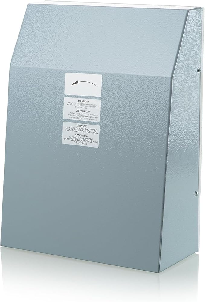 VENTS-US VCN 150 - Wall Mounted Outdoor Exhaust Ventilation Fan Compatible with 6 Inch Diameter Duct - 302 CFM