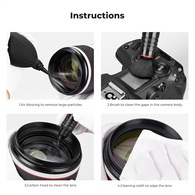 K&F CONCEPT 4-in-1 Camera Lens Cleaning Kit - Image 7