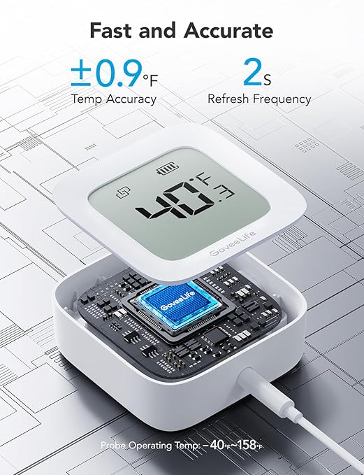 GoveeLife WiFi Refrigerator Thermometer - Image 5