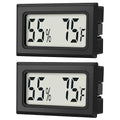 Mini Digital Thermometer 2-Pack Hygrometer Indoor Humidity Monitor Temperature by DWEPTU