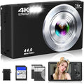 Digital Camera 4K, Autofocus Digital Compact Digital Camera, 16X Digital Zoom by CEYE