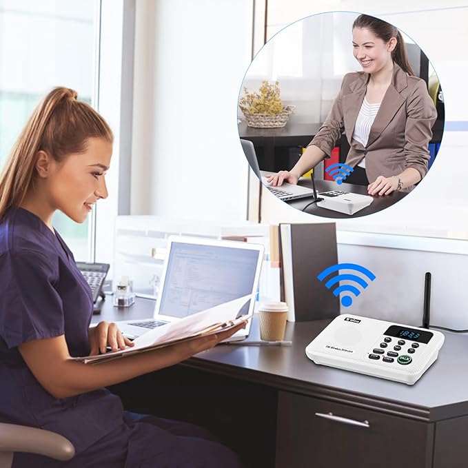 Expandable for Wuloo Intercoms Wireless for Home WL888, 1 Mile Range 22 Channel 100 Digital Code (Only 1 Unit for Expandable The Original intercom System, CAN NOT Work Without Other Units)