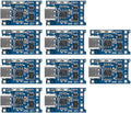 Gebildet 10pcs TP4056 Type-C Input Interface USB 5V 1A 18650 Lithium Battery Charger Module Charging Board with Dual Protection Function