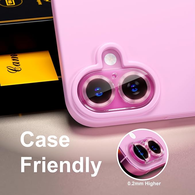 for 6 Pack iPhone 17 / iPhone 16 / iPhone 16 Plus Camera Lens Protector 9H - Image 6