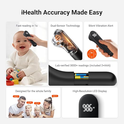 iHealth No-Touch Digital Forehead Thermometer - Image 6