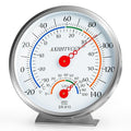 Indoor Outdoor Thermometer Hygrometer, Large Dial Waterproof Wall Mount by AXHHTVCGY