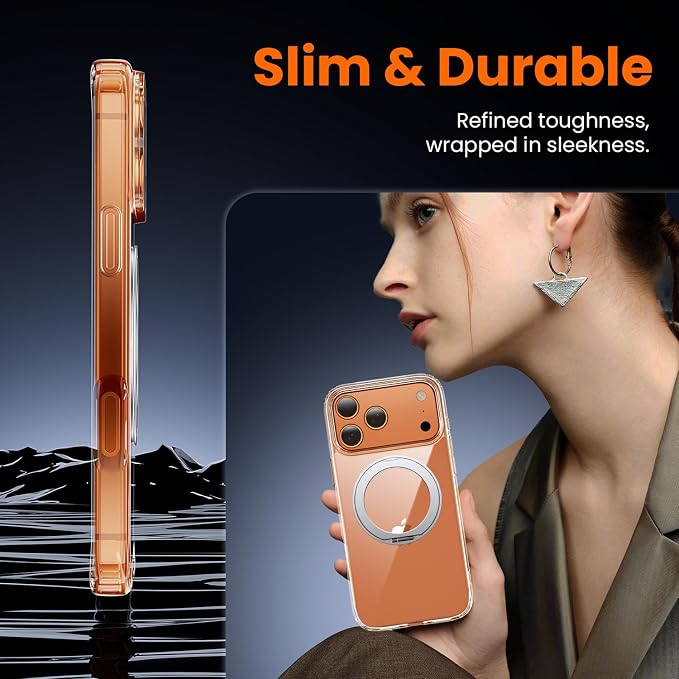 toushion 3 in 1 for iPhone 17 Pro Case Stand |Build in Kickstand, Screen - Image 5