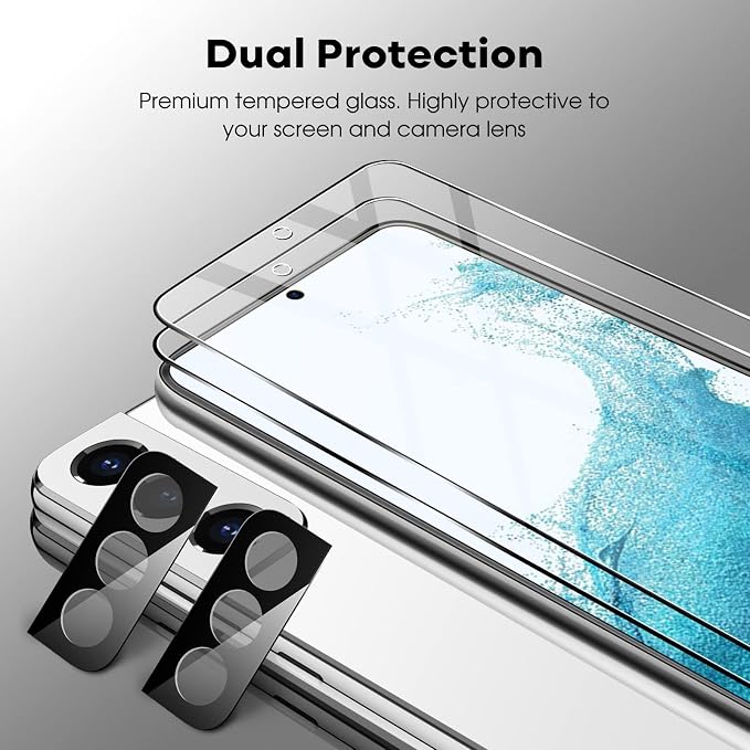 JETech Screen Protector for Samsung Galaxy S22+/S22 Plus 5G - Image 6
