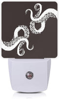 Smoaffly Octopus Night Light Plug-in LED Nightlights Auto Sensor Night Lamp Dusk-to-Dawn Lamp Home Decor for Nursery Children Girls Boys