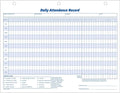 Adams Daily Attendance Record, 8.5 x 11 Inches, 3-Hole Punched by TOPSProducts
