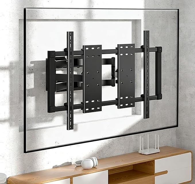 HILLPORT 98 100 TV Wall Mount 86 90 110 120 inch Full Motion Ultrathin Bracket Large Screen Heavy Duty Led Adjustable Articulating Stand Max vesa 900x600mm Load 220 lbs D10