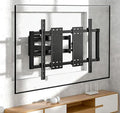 HILLPORT 98 100 TV Wall Mount 86 90 110 120 inch Full Motion Ultrathin Bracket Large Screen Heavy Duty Led Adjustable Articulating Stand Max vesa 900x600mm Load 220 lbs D10