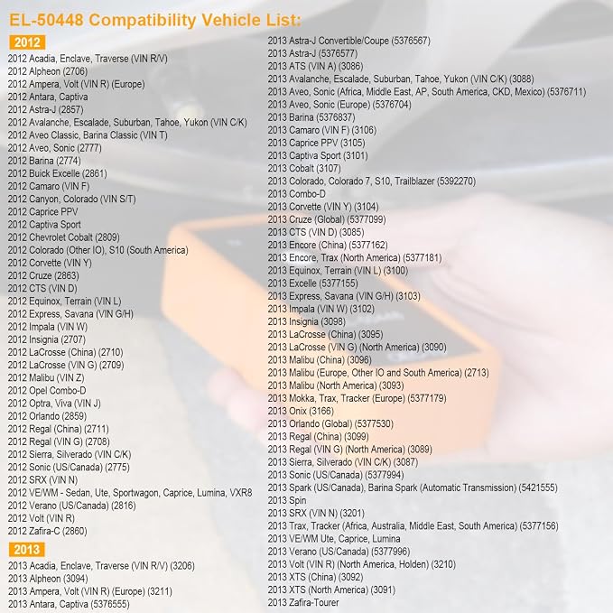 AICEL TPMS Relearn Tool for Car Tire Sensor, EL-50448 Tire Pressure Monitor - Image 4