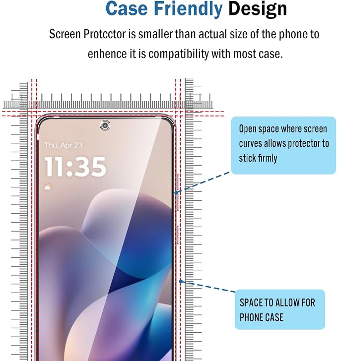 2+2 Pack for Moto G Stylus 2026/2025 Screen Protector - Image 3