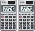 Casio HS-8VA Mini 6-Function Calculator | Large 8-Digit LCD Display | Solar by Casio
