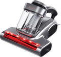 JIGOO J300 Pro Matture Vacuum Cleaner with 14Kpa 550W Powerful Suction, Infrared, UV & Heating Tech for Deep Cleaning, Anti-Allergen Bed Vacuum with Dust Sensor & Plant Fragrance for Bed, Sofa, Crib.